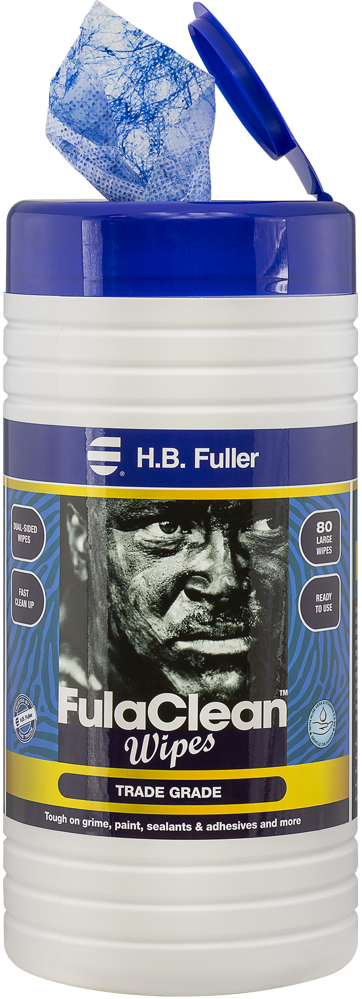 FulaClean Wipes Open Lid